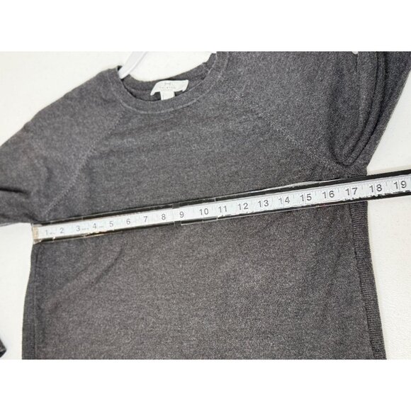 Halston Sweater Womens Tunic Knit Top Gray Size M Long Sleeve Casual Fall Winter - Picture 11 of 11